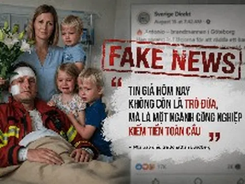 ‘Tin giả đã trở thành một ngành công nghiệp toàn cầu’: Lời cảnh tỉnh từ một nhà báo Thụy Điển sau vụ bức ảnh AI hút 65.000 lượt tương tác