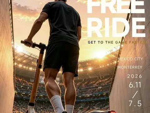 Segway và Whoosh triển khai chiến dịch Free Ride trên khắp Mexico trong thời gian diễn ra World Cup 2026 nhằm hỗ trợ giao thông đô thị