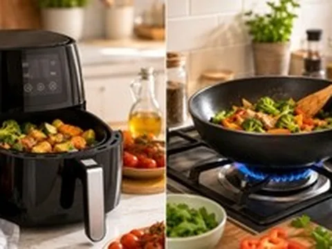 Nấu nồi chiên không dầu hay bếp ga tốt hơn? Câu trả lời của chuyên gia gây bất ngờ