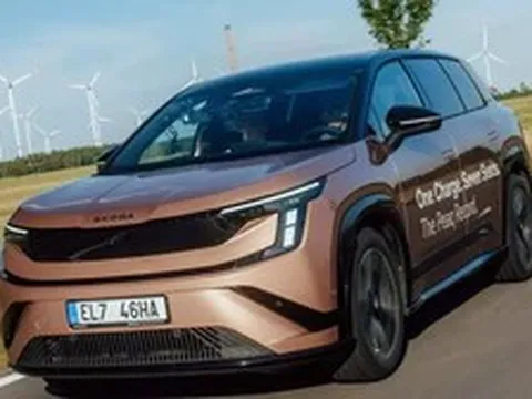 SUV điện 7 chỗ mới của Skoda lập kỷ lục đi xa nhất thế giới