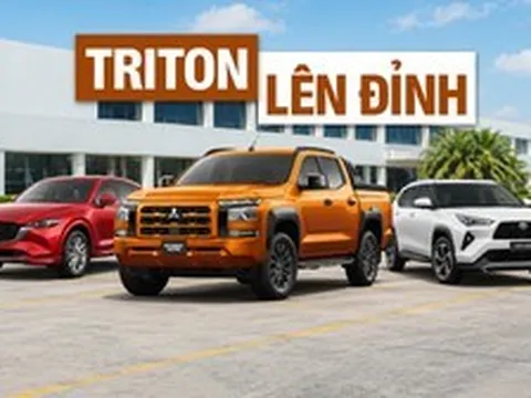 10 xe xăng dầu bán chạy nhất tháng 8 tại Việt Nam thì 4 mẫu của Mitsubishi với Triton lập kỷ lục đứng top 1, Seltos là xe Hàn duy nhất