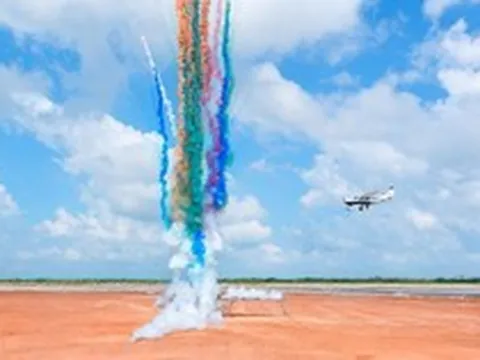 Cảng hàng không Quảng Trị thực hiện chuyến bay kỹ thuật đầu tiên