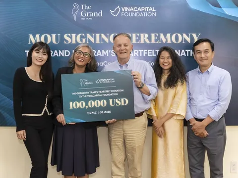 The Grand Hồ Tràm tài trợ chương trình chăm sóc y tế, xây dựng nhà ở cho cộng đồng chịu ảnh hưởng thiên tai