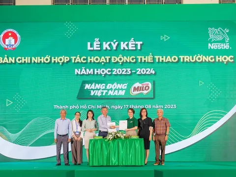 NESTLÉ MILO TIẾP SỨC “THẾ HỆ Ý CHÍ” VỚI GẦN 3 TRIỆU HỘP MILO NHÂN NGÀY TỰU TRƯỜNG