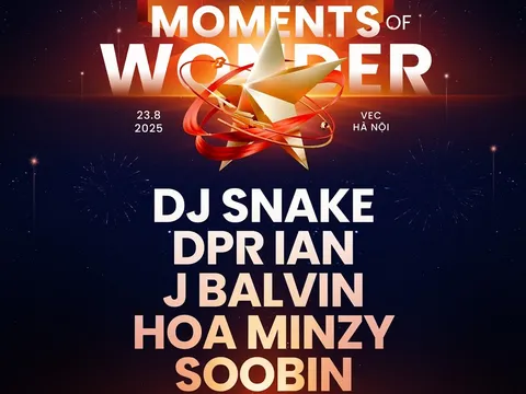 “Moments of Wonder” - Đại nhạc hội đặc biệt kỷ niệm 80 năm Quốc khánh với dàn sao “khủng”: DJ Snake, J Balvin, The Kid LAROI, DPR IAN…