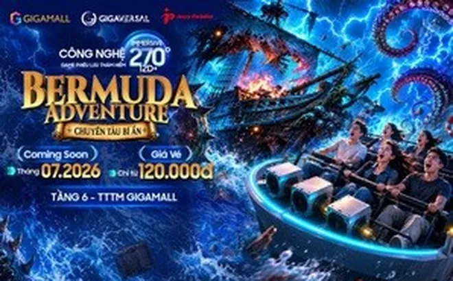 Gigamall ra mắt siêu phẩm thực tế ảo "Bermuda Adventure - Chuyến tàu bí ẩn"