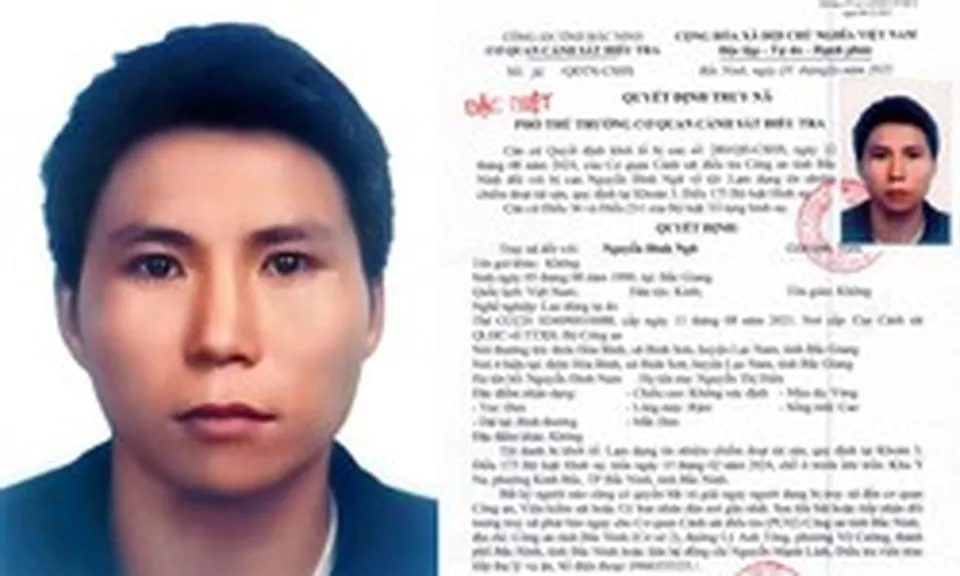 Truy nã "đặc biệt nguy hiểm" Nguyễn Đình Ngữ SN 1990: Người dân không nên truy đuổi hay bắt giữ đối tượng