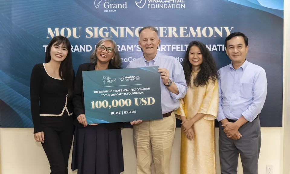 The Grand Hồ Tràm tài trợ chương trình chăm sóc y tế, xây dựng nhà ở cho cộng đồng chịu ảnh hưởng thiên tai