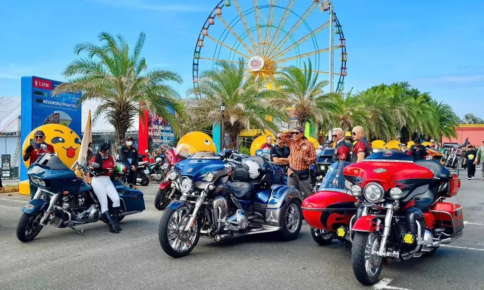 Hơn 1.000 biker hội tụ tại NovaWorld Phan Thiet, khuấy động Vietnam H.O.G. Rally 2026